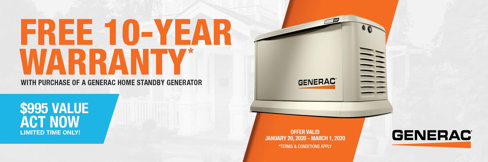 Homestandby Generator Deal | Warranty Offer | Generac Dealer | Westhampton Beach, NY